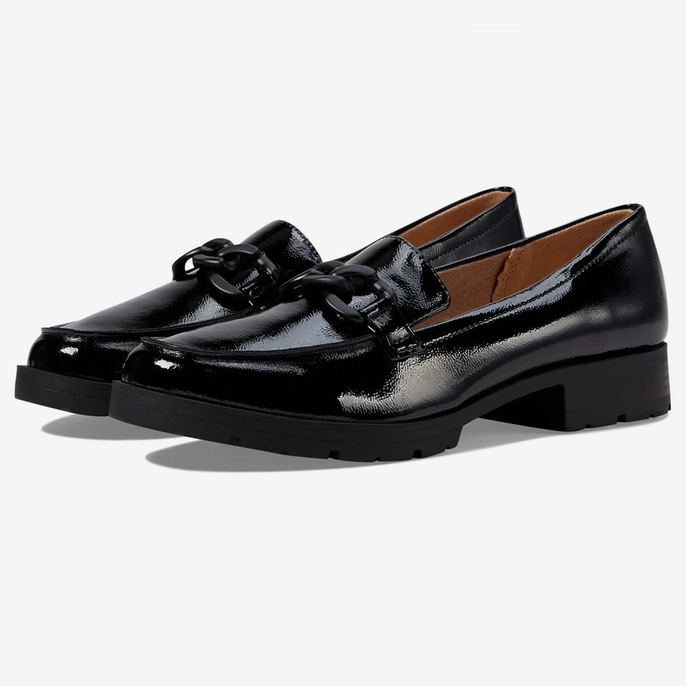 LifeStride London 2 Glossy Black Loafers